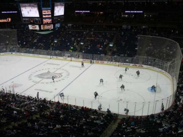 Nationwide Arena, bloc: 201, rangée: A, place: 11