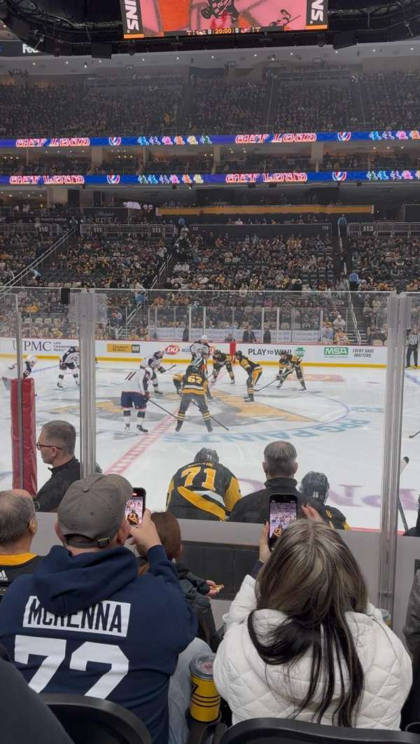 PPG Paints Arena, bloc: 102, rangée: F, place: 5/6