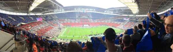 Wembley Stadium, bloc: 503, rangée: 12, place: 67