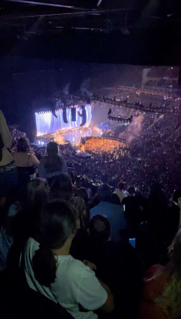 The O2, London, bloc: 406, rangée: U, place: 596