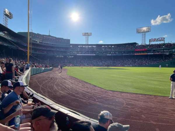 Fenway Park, bloc: B2, rangée: 2