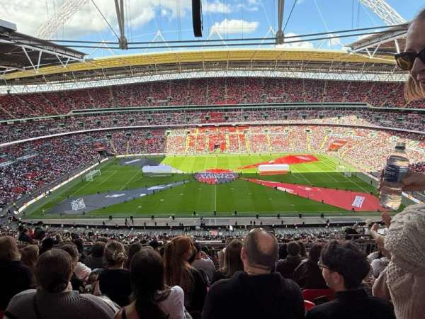 Wembley Stadium, bloc: 526, rangée: 21, place: 393