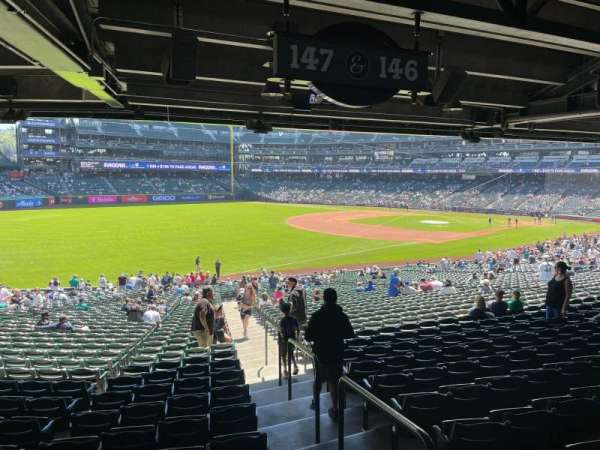 T-Mobile Park, bloc: 147, rangée: 40, place: 1
