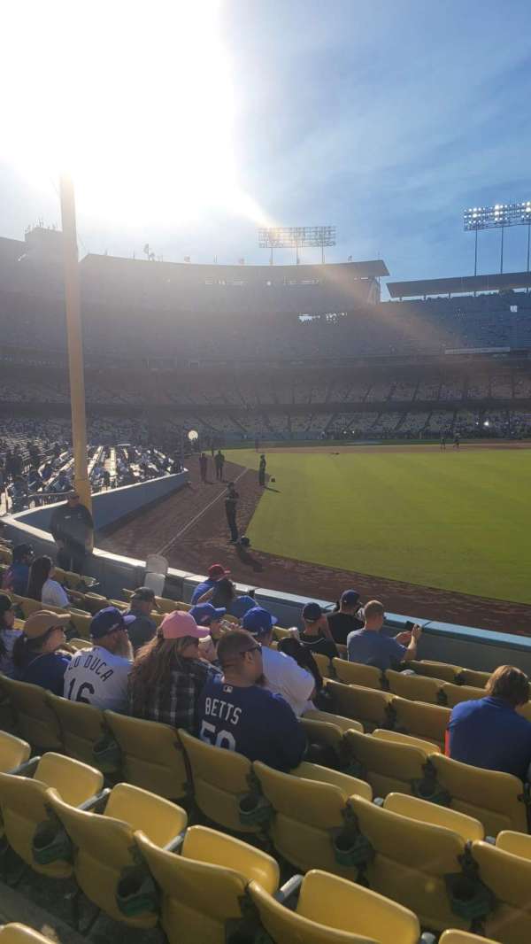 Dodger Stadium, bloc: 50FD, rangée: H, place: 16