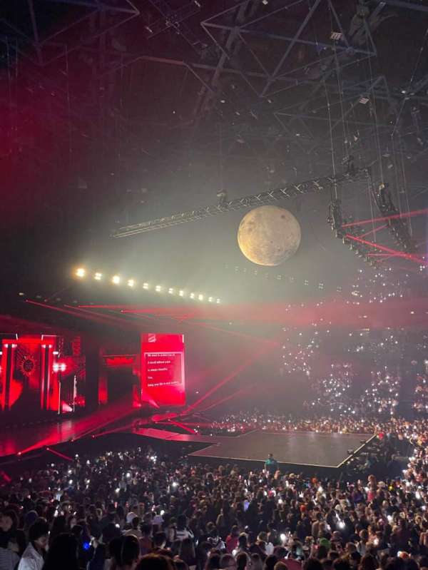 Accor Arena, bloc: Gradin O, rangée: 15, place: 18