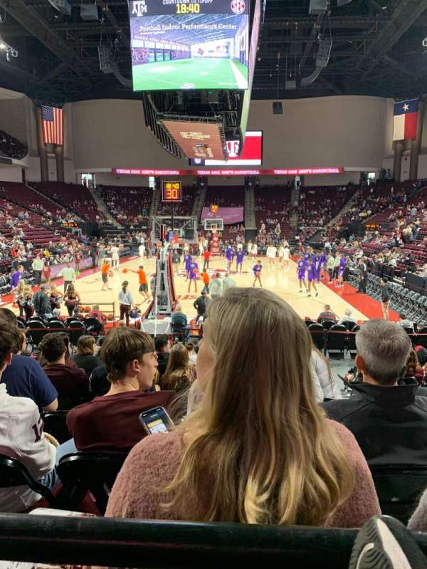 Reed Arena, bloc: 114, rangée: A, place: 2