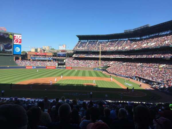 Turner Field, bloc: 208L, rangée: 8, place: 109