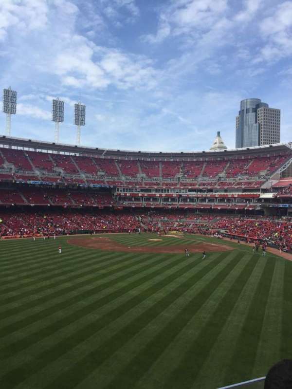 Great American Ball Park, bloc: 401, rangée: 2, place: 6