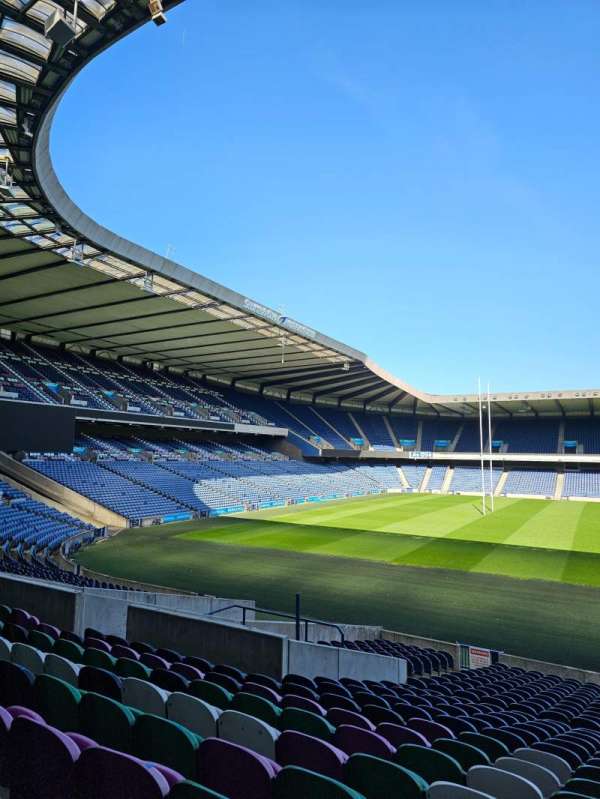Murrayfield Stadium, bloc: W25, rangée: AA, place: 9