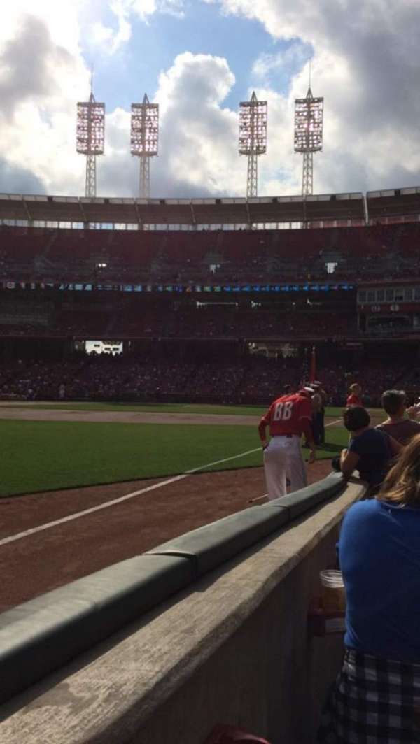 Great American Ball Park, bloc: 111, rangée: D, place: 17