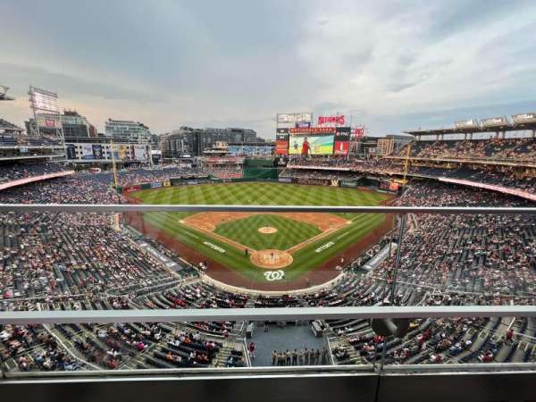 Nationals Park, bloc: 313, rangée: A, place: 6