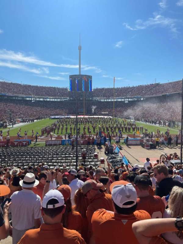 Cotton Bowl, bloc: 15, rangée: 21