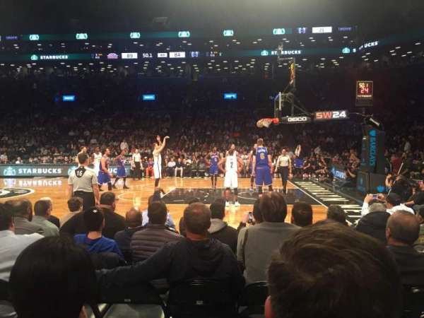 Barclays Center, bloc: 23, rangée: 2, place: 7