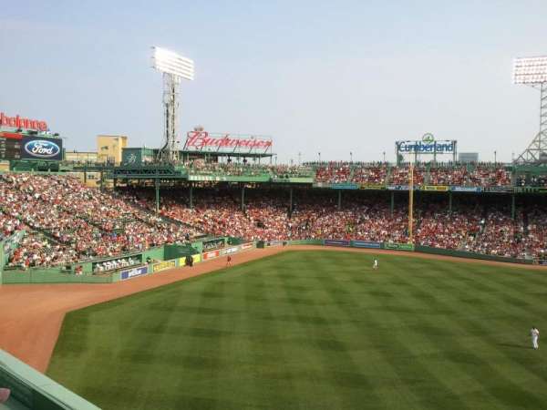 Fenway Park, bloc: Green Monster 6, rangée: 2, place: 6