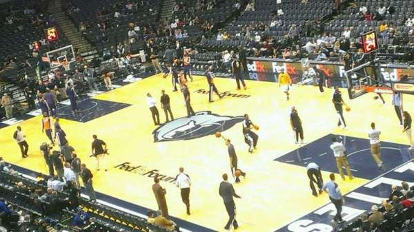 FedEx Forum, bloc: 116A, rangée: EE, place: 1