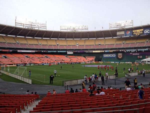 RFK Stadium, bloc: 214, rangée: 6, place: 8
