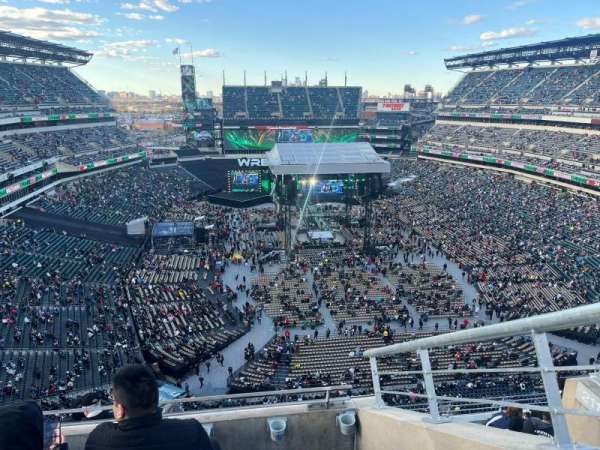 Lincoln Financial Field, bloc: 210, rangée: 8, place: 11