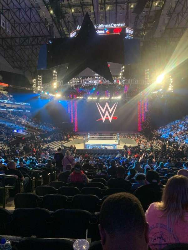 American Airlines Center, bloc: 112, rangée: O, place: 19