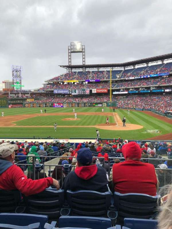 Citizens Bank Park, bloc: 128, rangée: 24, place: 1-2