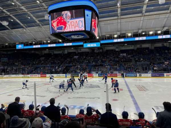Upstate Medical University Arena, bloc: 104, rangée: GG, place: 11