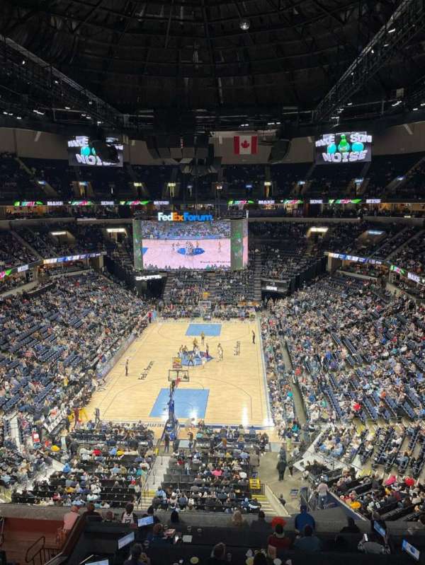 FedEx Forum, bloc: 217, rangée: A, place: 1