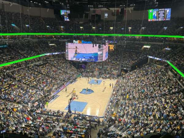 FedEx Forum, bloc: 218, rangée: C, place: 1