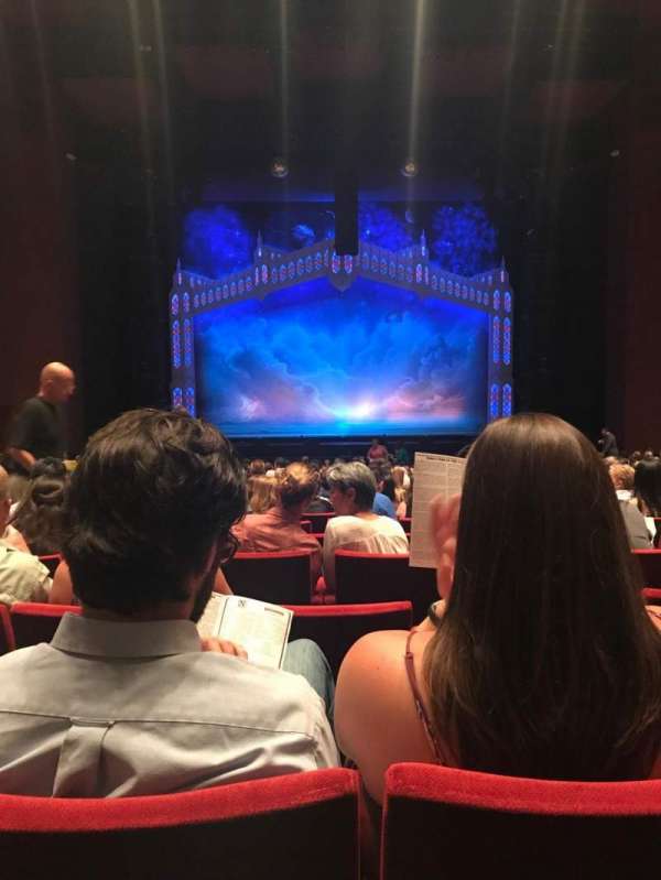 San Diego Civic Theatre, bloc: Orchestra L, rangée: V, place: 5