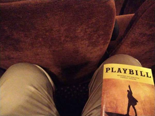 Forrest Theatre, bloc: Orchestra C, rangée: L, place: 112