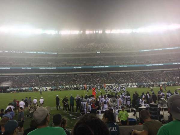 Lincoln Financial Field, bloc: 138, rangée: 5, place: 16,17