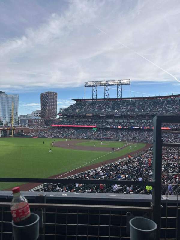 Oracle Park, bloc: 233, rangée: A, place: 1