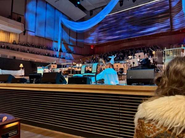David Geffen Hall, bloc: Orchestra R, rangée: C, place: 2