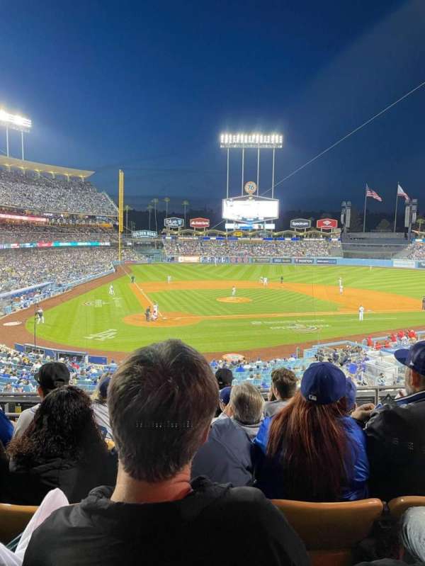Dodger Stadium, bloc: 116LG, rangée: G, place: 3