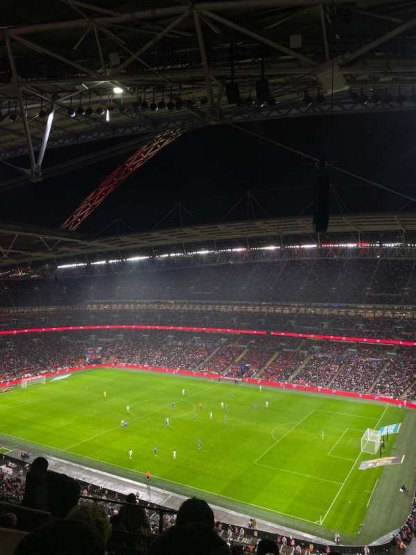 Wembley Stadium, bloc: 522, rangée: 19, place: 520