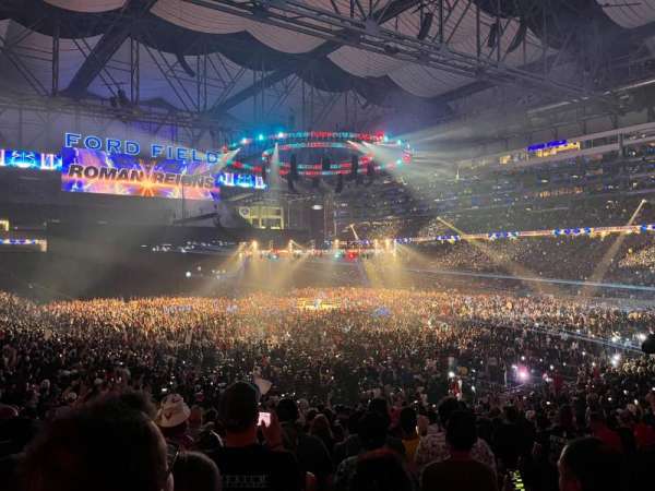 Ford Field, bloc: 133, rangée: 26, place: 19