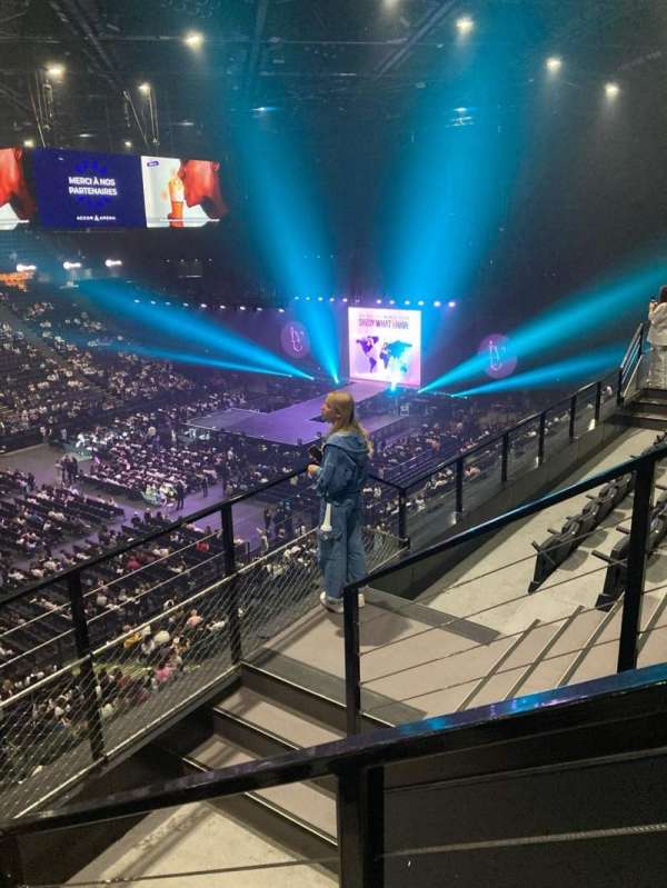 Accor Arena, bloc: Balcon D, rangée: 84, place: 19