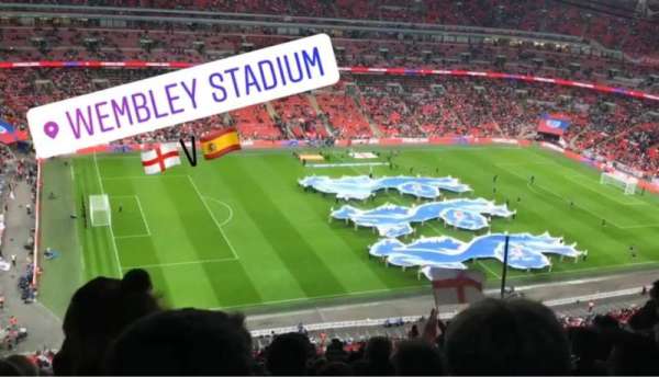 Wembley Stadium, bloc: 530, rangée: 36, place: 118