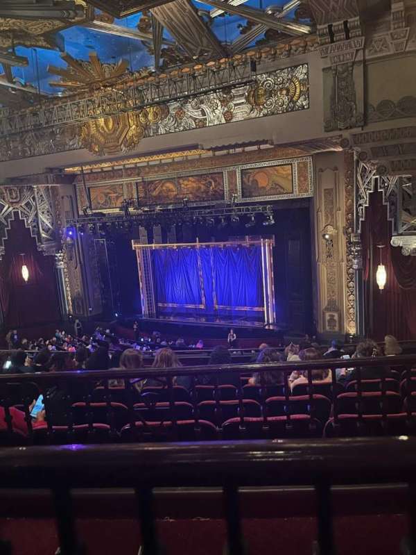 Hollywood Pantages Theatre, bloc: Mezzanine R, rangée: J, place: 14