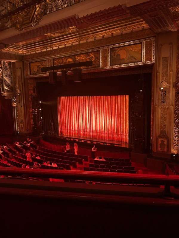 Hollywood Pantages Theatre, bloc: Mezzanine R, rangée: B, place: 6