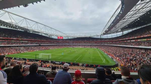 Emirates Stadium, bloc: B71, rangée: 4, place: 662