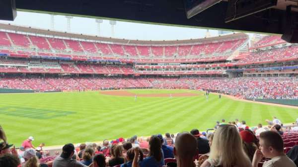 Great American Ball Park, bloc: 102, rangée: P, place: 20