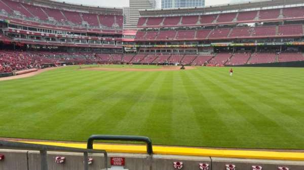 Great American Ball Park, bloc: 142, rangée: E, place: 21