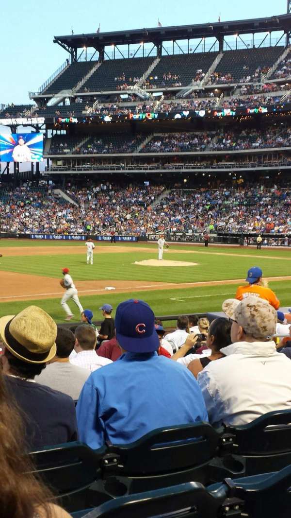 Citi Field, bloc: 124, rangée: 14, place: 10