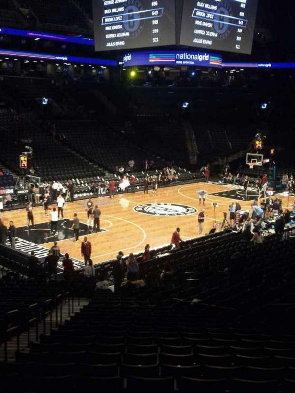 Barclays Center, bloc: 112, rangée: 4, place: 5