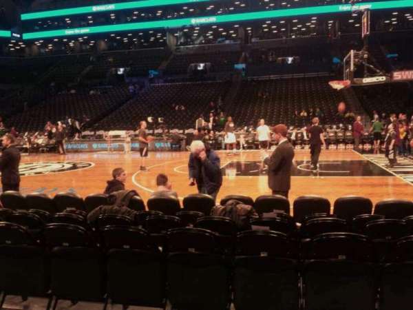 Barclays Center, bloc: 23, rangée: 2, place: 8