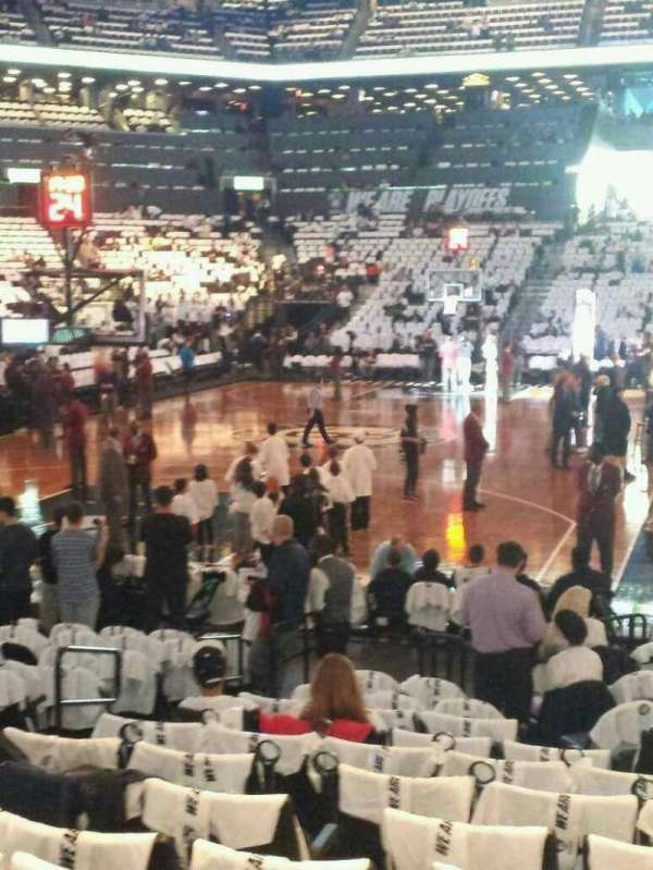 Barclays Center, bloc: 15, rangée: 10, place: 5