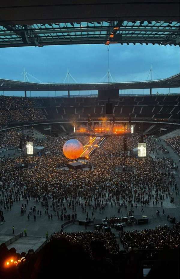 Stade de France, bloc: A1, rangée: 75, place: 09