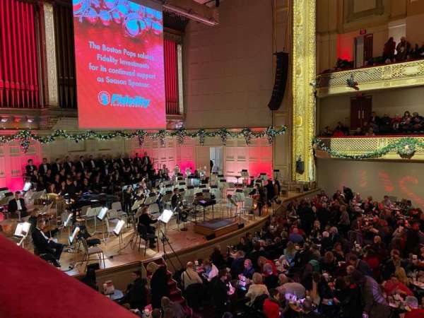 Symphony Hall, Boston, bloc: 1BL, rangée: A, place: 15
