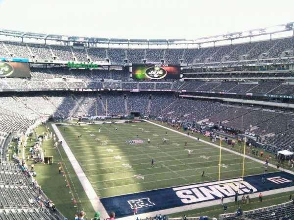 MetLife Stadium, bloc: 204, rangée: 12, place: 1