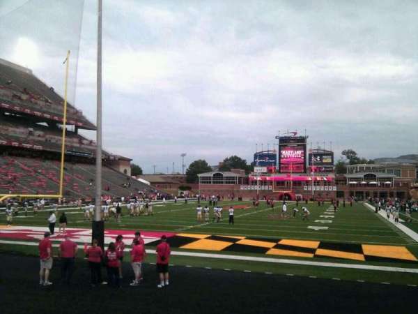 SECU Stadium, bloc: 17, rangée: j, place: 14