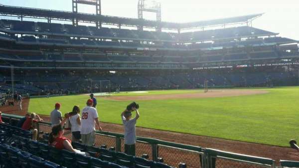 Citizens Bank Park, bloc: 110, rangée: 6, place: 9